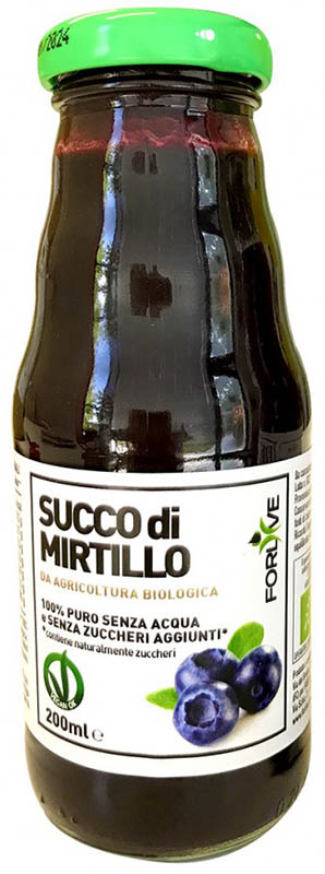SUCCO DI MIRTILLO BIO 200 ML - Luckyfarma.it
