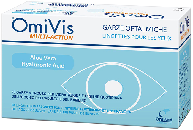 GARZE OFTALMICHE OMIVIS 20 PEZZI - Luckyfarma.it