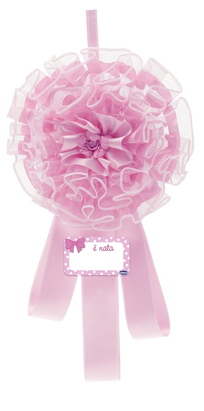 CHICCO ANNUNCIO NASCITA FIOCCO ROSA - Luckyfarma.it