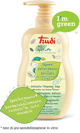 TRUDI BABY NATURE SAPONE DETERGENTE DELICATO 400 ML - Luckyfarma.it