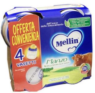 MELLIN OMOGENEIZZATO MANZO 4X80 G - Luckyfarma.it