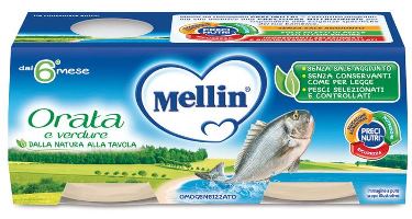 MELLIN OMOGENEIZZATO ORATA 2X80 G - Luckyfarma.it
