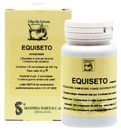 EQUISETO 400 MACERATO GLICERICO 100  COMPRESSE - Luckyfarma.it