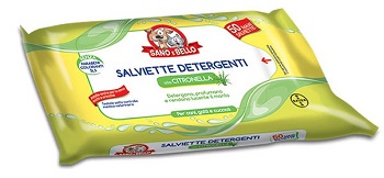 SANO E BELLO SALVIETTE DETERGENTI CITRONELLA 50 PEZZI - Luckyfarma.it