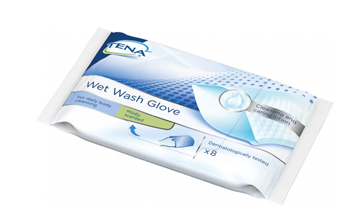 TENA WET WASH GLOVE GUANTO DETERGENTE UMIDIFICATO 8 PEZZI - Luckyfarma.it