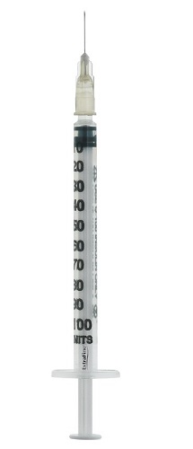 SIRINGA PER INSULINA EXTRAFINE 1ML 100 UI AGO REMOVIBILE 27 GAUGE 0,40X12 MM 1 PEZZO - Luckyfarma.it