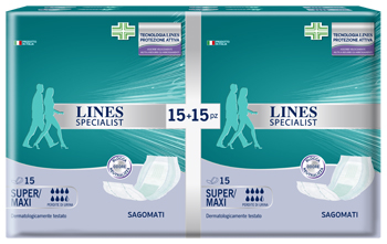 LINES SPECIALIST SAGOMATO MAXI 30 PEZZI - Luckyfarma.it