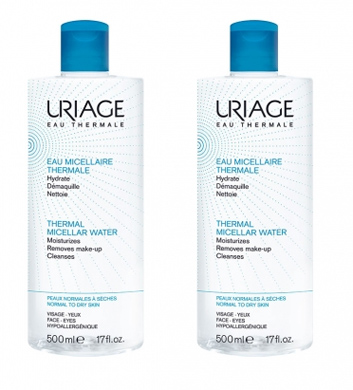 URIAGE EAU MICELLARE PER PELLI NORMALI/SECCHE 1+1 - Luckyfarma.it