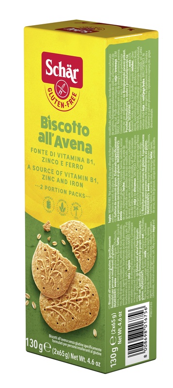 SCHAR BISCOTTI ALL'AVENA 130 G - Luckyfarma.it