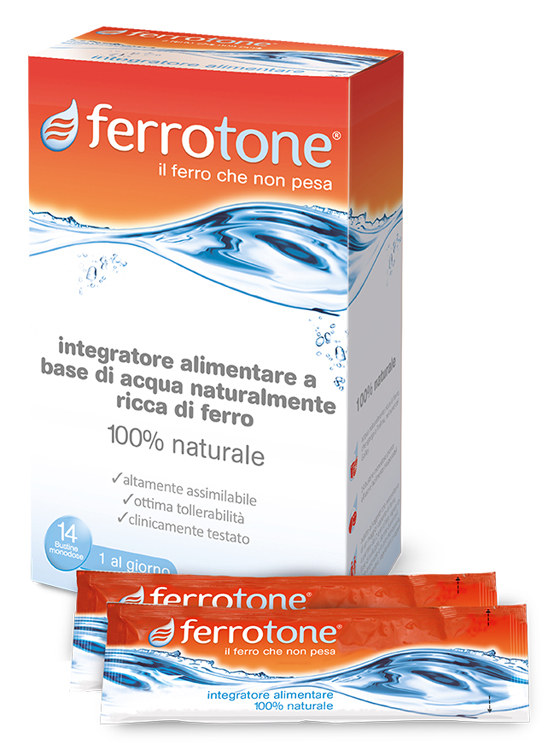 FERROTONE 14 BUSTINE 20 MG - Luckyfarma.it