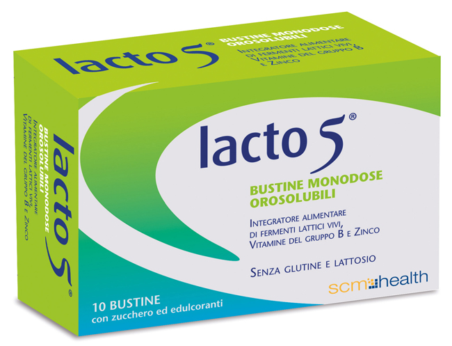 LACTO 5 10 BUSTINE OROSOLUBILI - Luckyfarma.it