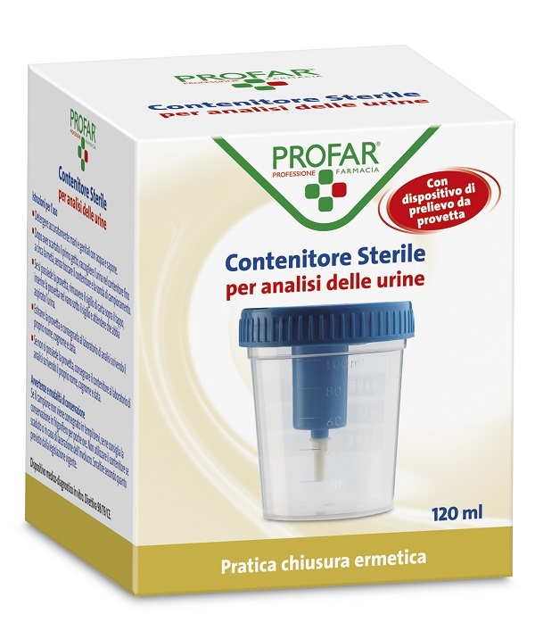 CONTENITORE URINE PROFAR CON TAPPO DI SICUREZZA 120ML - Luckyfarma.it