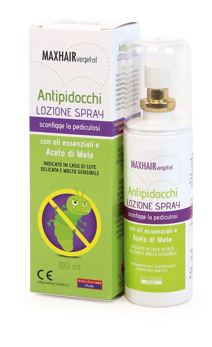 MAX HAIR SPRAY VEGETALE TRATTAMENTO PIDOCCHI 100ML - Luckyfarma.it