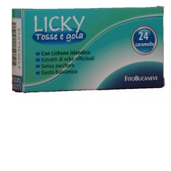 LICKY CARAMELLE ADULTI PER TOSSE E GOLA SENZA ZUCCHERO 70 G - Luckyfarma.it