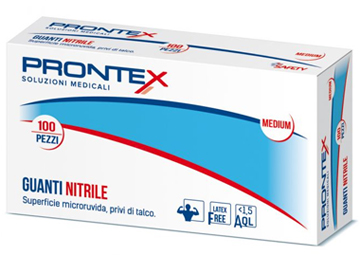 PRONTEX GUANTO IN NITRILE SENZA POLVERE GRANDE 8/9 100 PEZZI - Luckyfarma.it