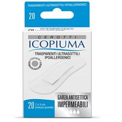 CEROTTO ICOPIUMA TRASPARENTE GRANDE 20 PEZZI - Luckyfarma.it