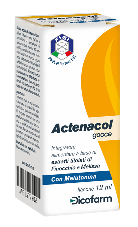 ACTENACOL GOCCE 12 ML CON MELATONINA - Luckyfarma.it