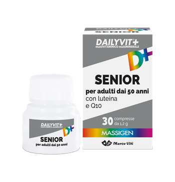 DAILYVIT+ SENIOR MULTIVITAMINICO E MULTIMINERALE 30 COMPRESSE - Luckyfarma.it