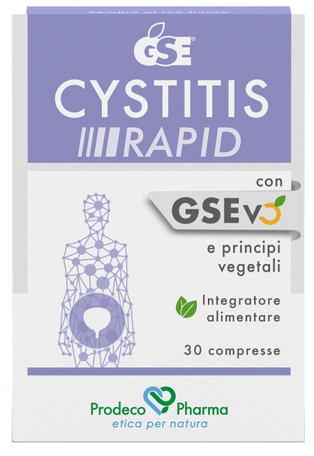GSE CYSTITIS RAPID 30 COMPRESSE - Luckyfarma.it