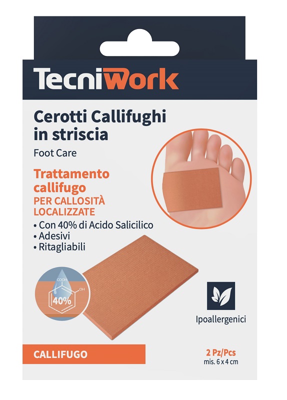 CEROTTI CALLIFUGHI IN STRISCIA CONFEZIONE DA 2 PEZZI - Luckyfarma.it