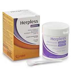 HERPLESS POLVERE BARATTOLO 30 G CON MISURINO - Luckyfarma.it