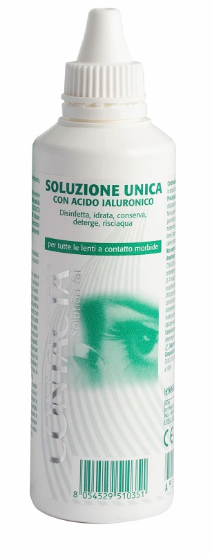 SOLUZIONE OCULARE CON ACIDO IALURONICO CONTACTA 100ML MARCHIO CE - Luckyfarma.it