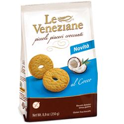 LE VENEZIANE BISCOTTI COCCO 250 G - Luckyfarma.it