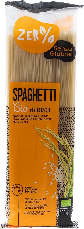 ZERO% GLUTINE PASTA RISO SPAGHETTI SENZA GLUTINE BIO 500 G - Luckyfarma.it