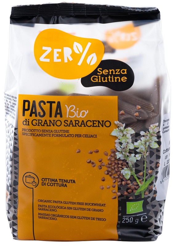 ZERO% GLUTINE PENNE GRANO SARACENO INTEGRALE 250 G - Luckyfarma.it