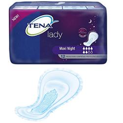 PANNOLONE SAGOMATO TENA DISCREET MAXI NIGHT 12 PEZZI - Luckyfarma.it