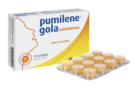 PUMILENE GOLA MIELE LIMONE 24 PASTIGLIE - Luckyfarma.it