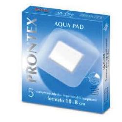 GARZA COMPRESSA PRONTEX AQUA PAD 10X8CM 5 PEZZI - Luckyfarma.it
