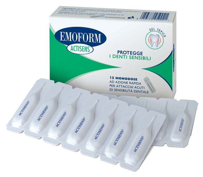 ACTISENS GEL EMOFORM 15 FLACONCINI 2 ML - Luckyfarma.it