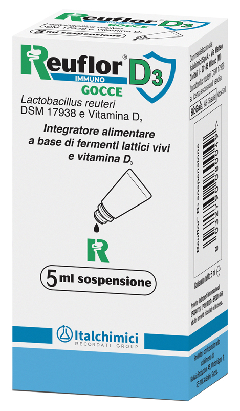 REUFLOR D3 GOCCE 5 ML - Luckyfarma.it