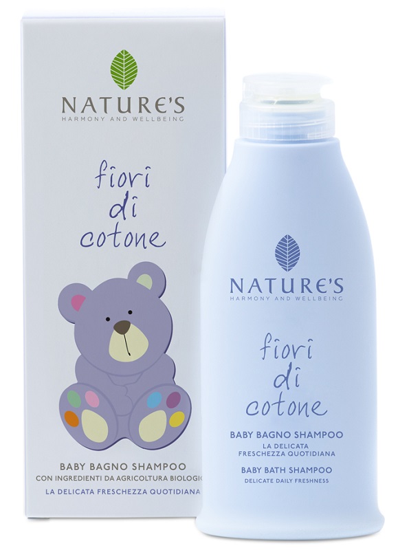 NATURES FIORI DI COTONE BABY BAGNO SHAMPOO - Luckyfarma.it