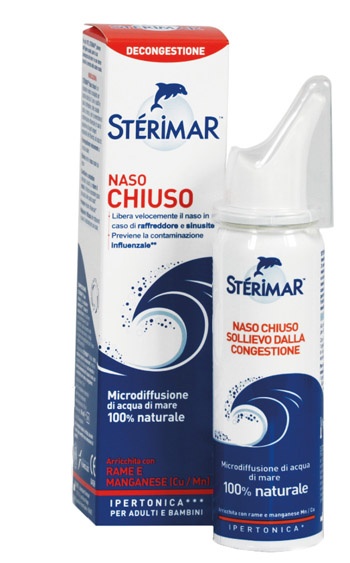 STERIMAR IPERTONICO CU/MC NASO CHIUSO SPRAY 50 ML - Luckyfarma.it