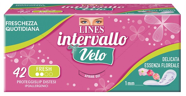 LINES INTERVALLO VELO FIORI E AGRUMI 42 PEZZI COUPON - Luckyfarma.it