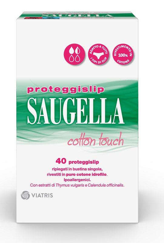 SAUGELLA ASSORBENTI COTTON TOUCH PROTEGGISLIP 40 PEZZI - Luckyfarma.it