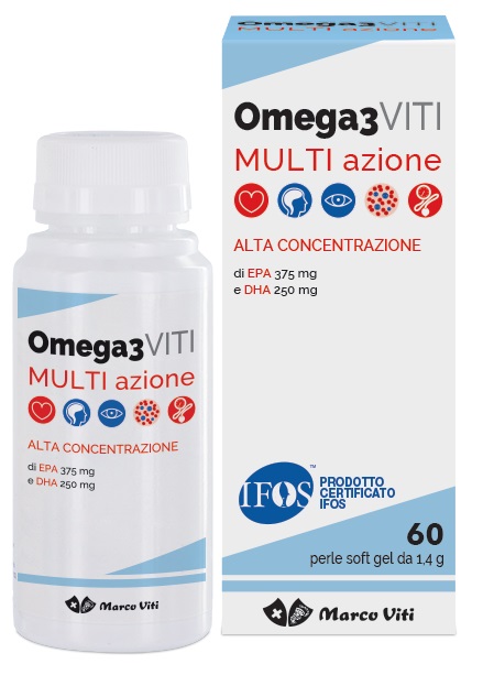 OMEGA3 VITI MULTIAZIONE 60 PERLE - Luckyfarma.it