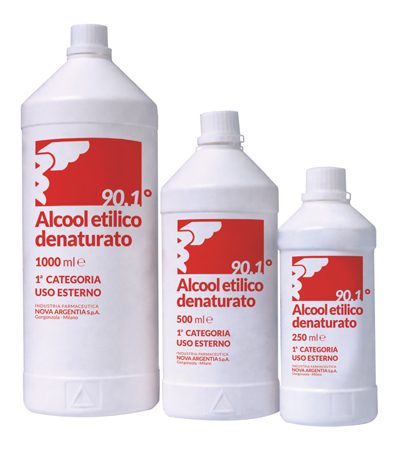 ALCOOL ETILICO DENATURATO 90,1% 250 ML - Luckyfarma.it