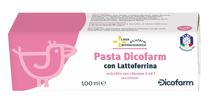 DICOFARM PASTA CON LATTOFERRINA PELLI DELICATE 100 ML - Luckyfarma.it