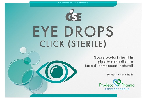 GSE EYE DROPS CLICK GOCCE OCULARI 10 PIPETTE 0,5 ML - Luckyfarma.it