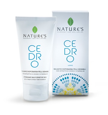 NATURES CEDRO UOMO BALSAMO DOPOBARBA PELLI SENSIBILI 75 ML - Luckyfarma.it