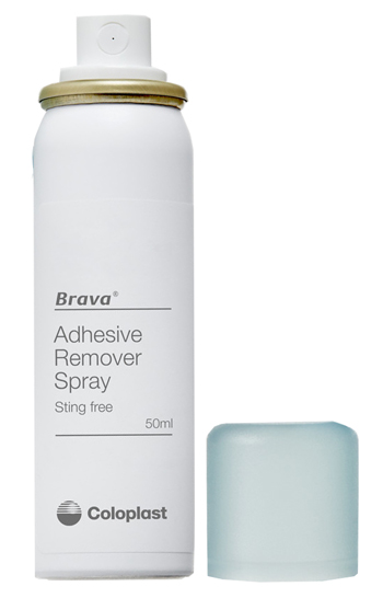 BRAVA SPRAY REMOVER PER DISTACCO DOLCE ADESIVI E DISPOSITIVI PER STOMIA 50 ML - Luckyfarma.it
