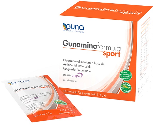 GUNAMINO FORMULA SPORT 42 BUSTE 315 G - Luckyfarma.it