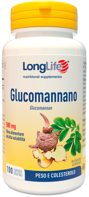 LONGLIFE GLUCOMANNANO 100 CAPSULE VEGETALI - Luckyfarma.it