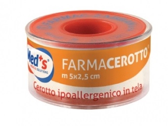 CEROTTO MEDS IPOALLERGENICO TELA 500X2,5CM SSR - Luckyfarma.it