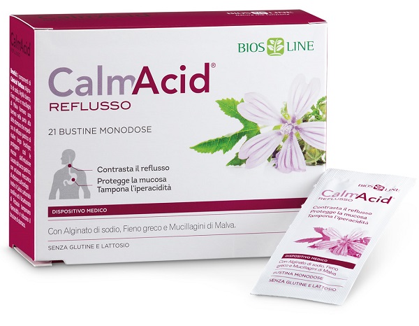 BIOSLINE CALMACID REFLUSSO 21 BUSTINE MONODOSE - Luckyfarma.it