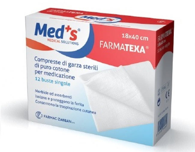 GARZA COMPRESSA MEDS 12/12 18X40CM 12 PEZZI - Luckyfarma.it