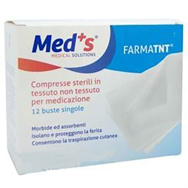 GARZA COMPRESSA MEDS TESSUTO NON TESSUTO 7,5X7,5 12 PEZZI PEEL OPEN - Luckyfarma.it